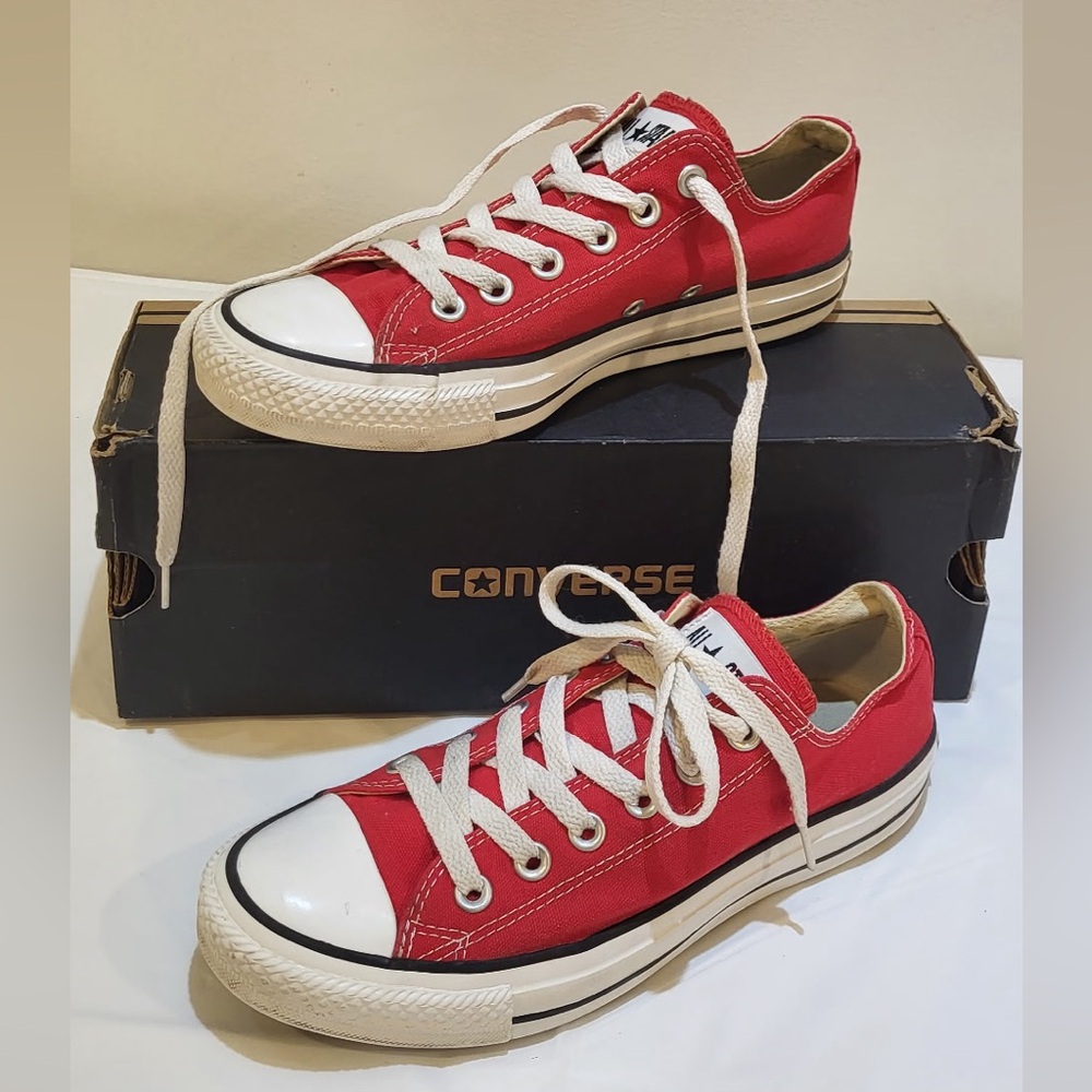 CONVERSE unisex All Star ox red sneakers